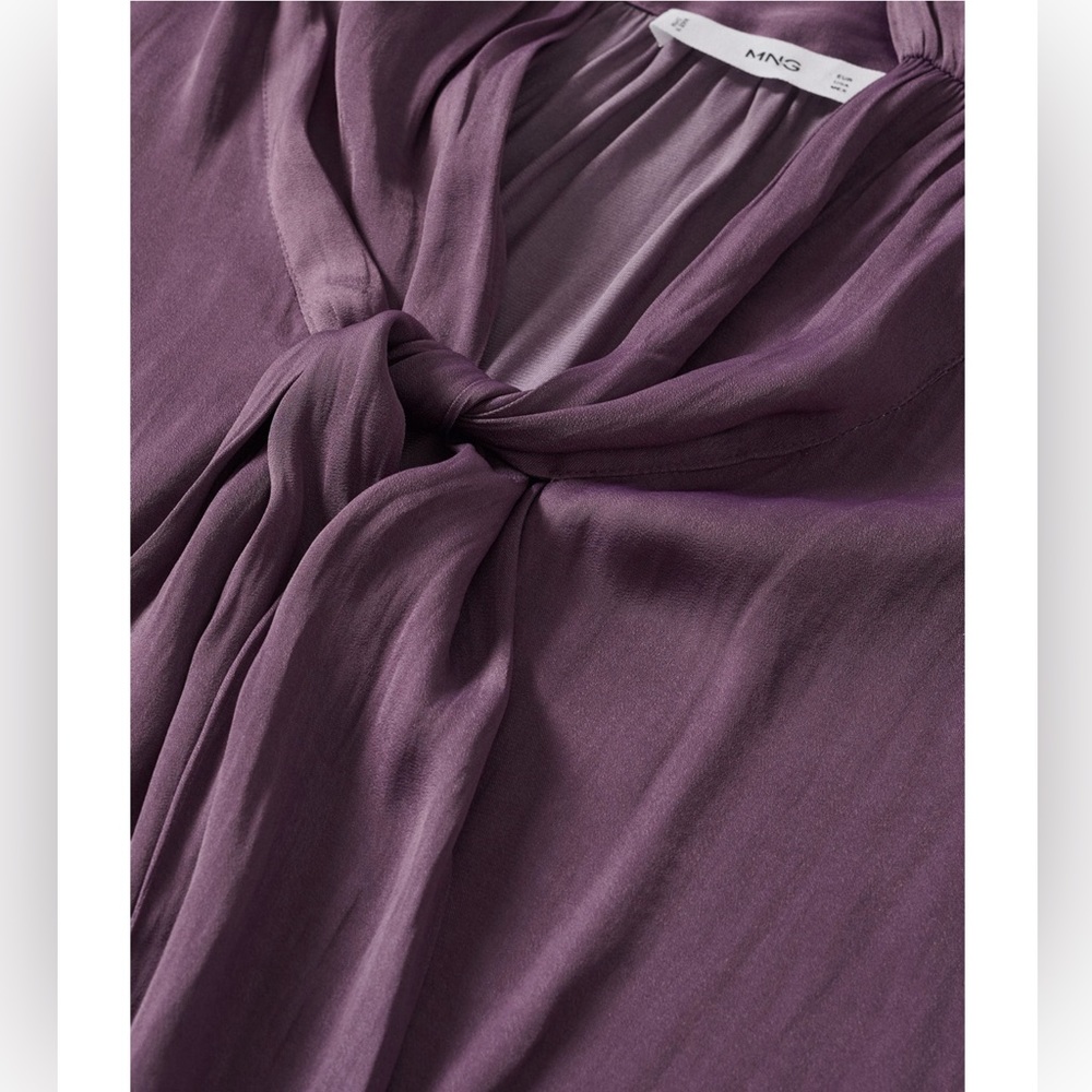 MANGO Satin Top - Picture 6 of 7